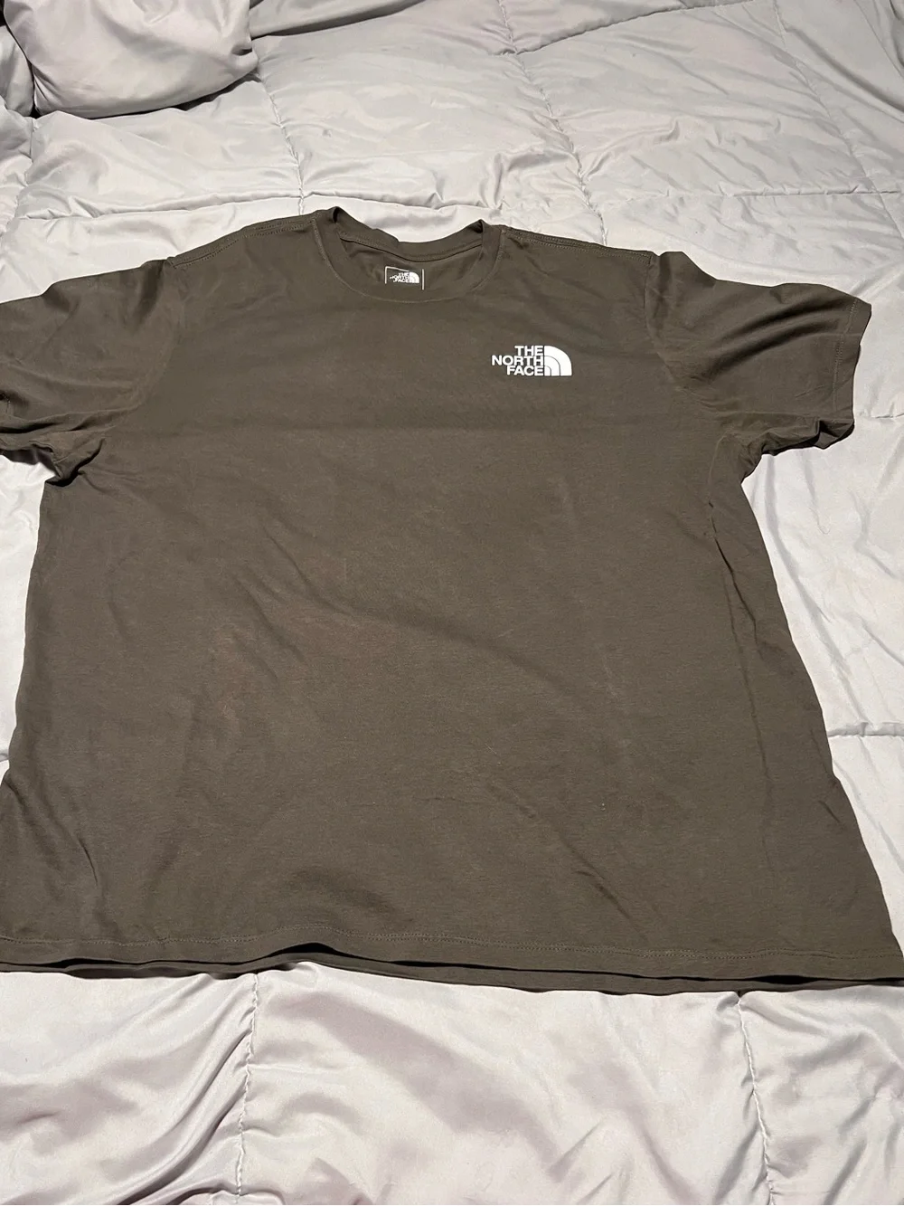 The North Face Men's Olive Green Logo Short Sleeve Tee XXL